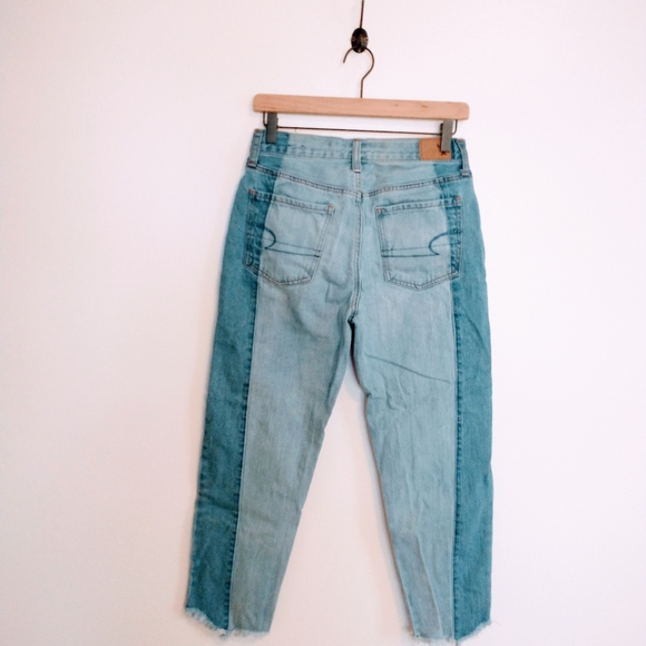 American eagle jeans two toned. Vintage hi rise size 6 - Picture 3 of 8